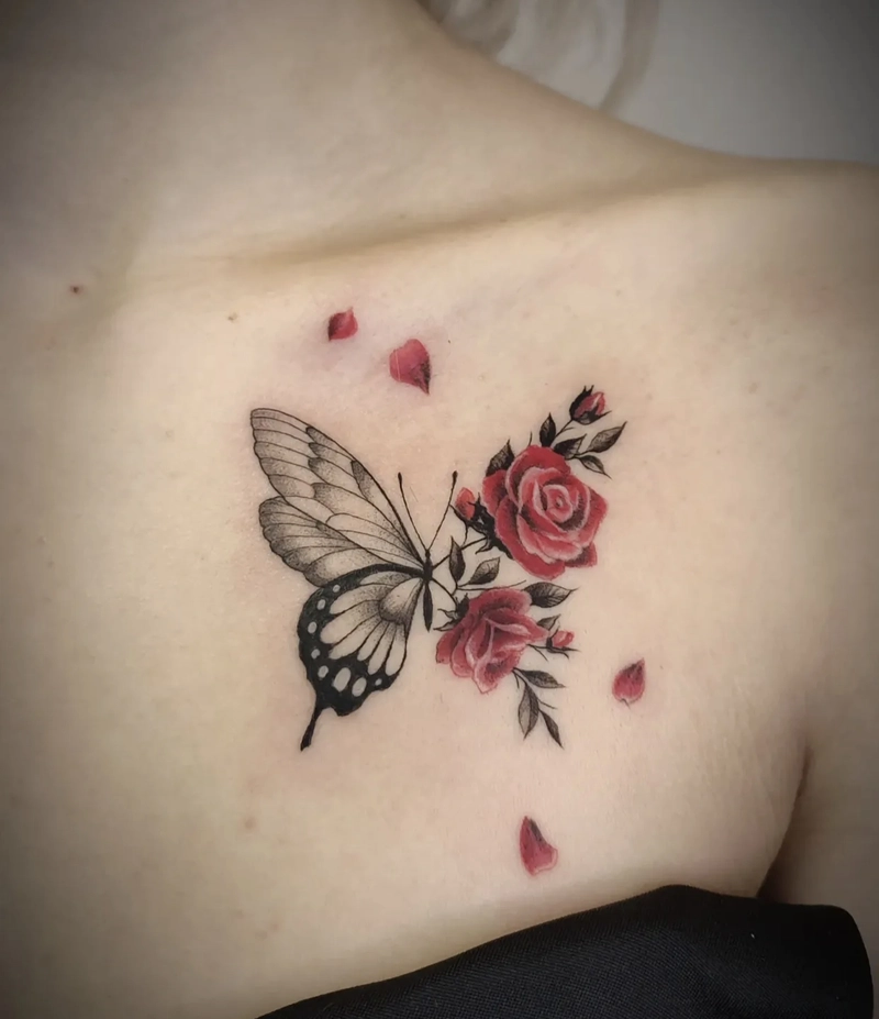 hình xăm hoa hồng tinh tế hình xăm hoa hồng tinh tế