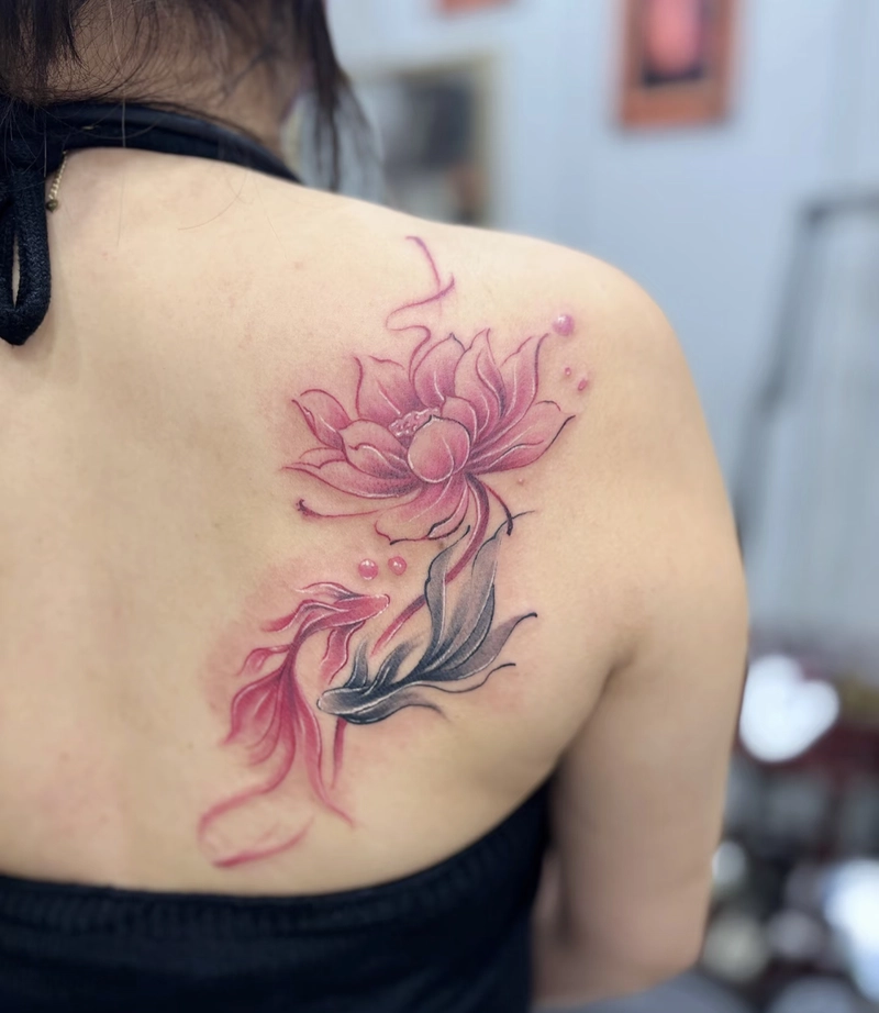 hình xăm hoa sen mang ý nghĩa sâu sắc