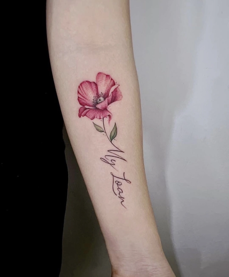 hình xăm hoa ý nghĩa cho nữ