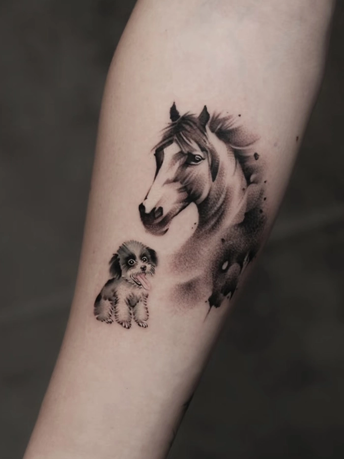 hình xăm hợp tuổi tượng trưng cho sự phát triển và thành công bền vững