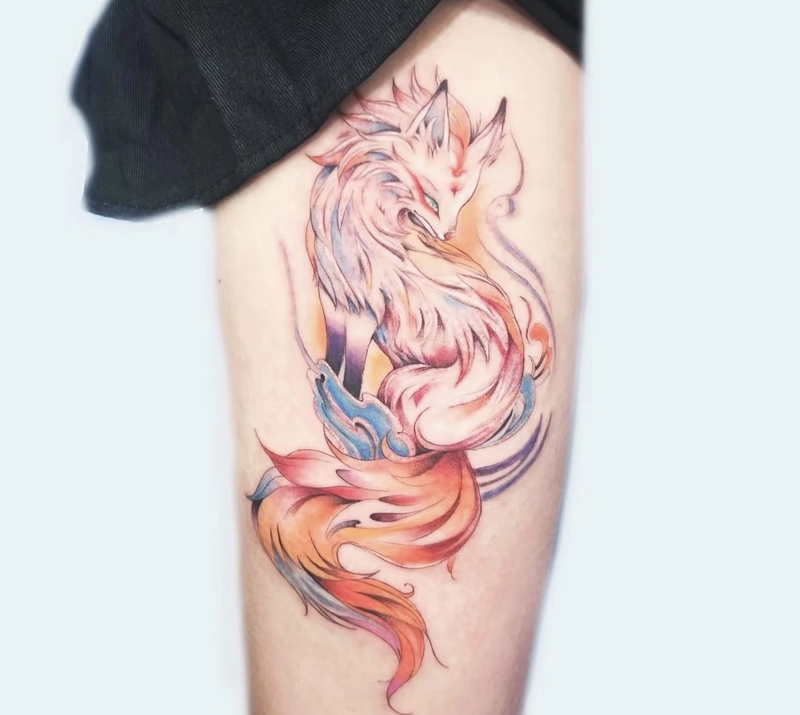 hình xăm linh vật canh giữ giúp cân bằng năng lượng âm dương