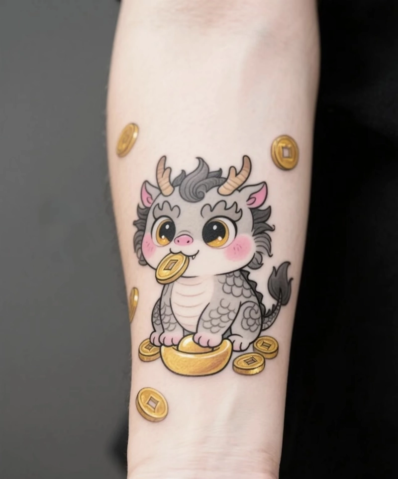 hình xăm linh vật canh giữ giúp chủ nhân vững vàng trước khó khăn