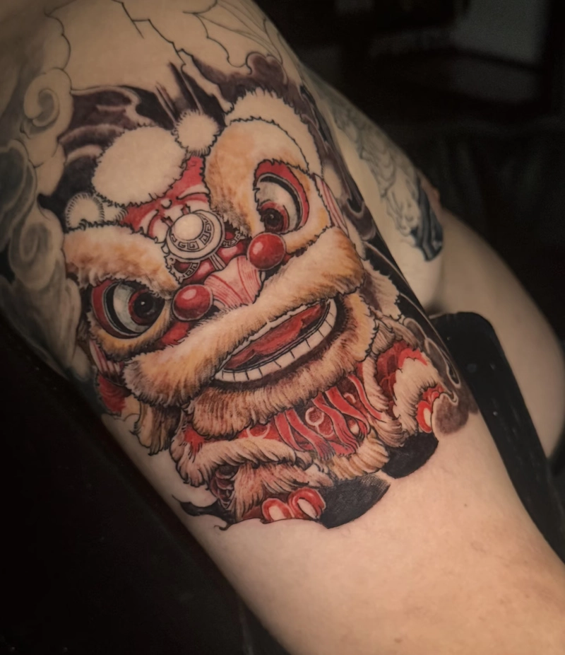 hình xăm linh vật canh giữ mang lại cảm giác an tâm