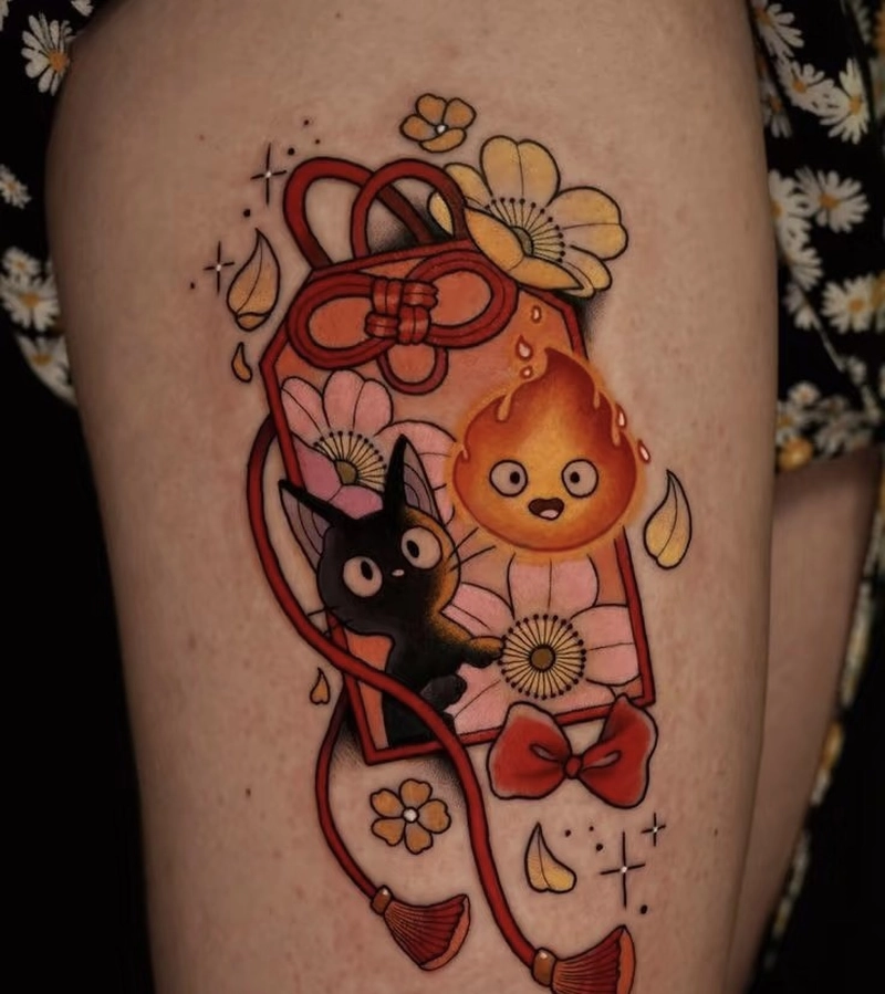 hình xăm linh vật canh giữ phong thủy giúp xua đuổi điều xấu