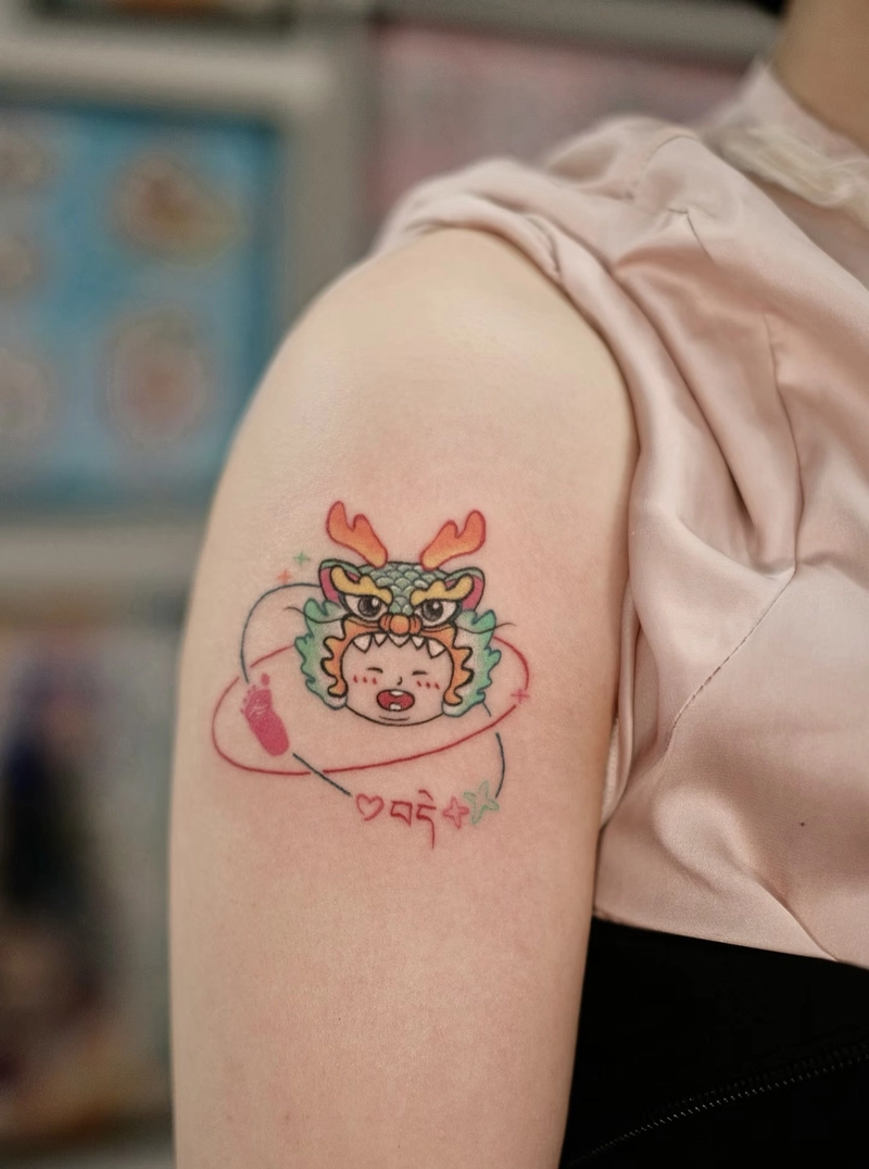 hình xăm linh vật canh giữ phong thủy mang năng lượng bảo vệ