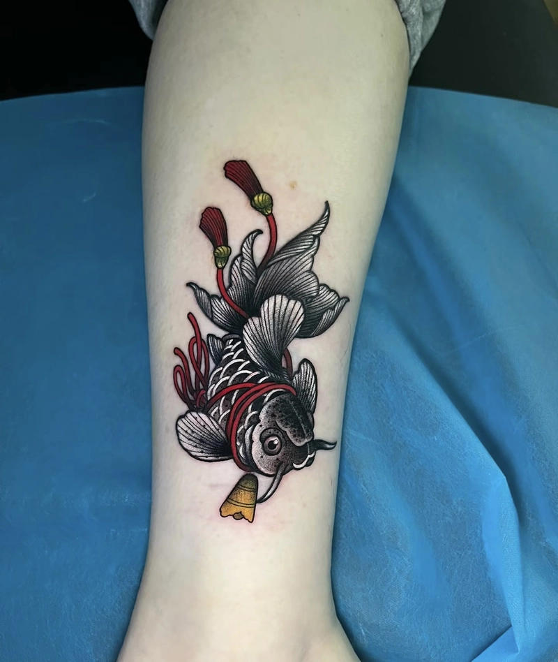 hình xăm linh vật canh giữ tượng trưng cho lòng dũng cảm