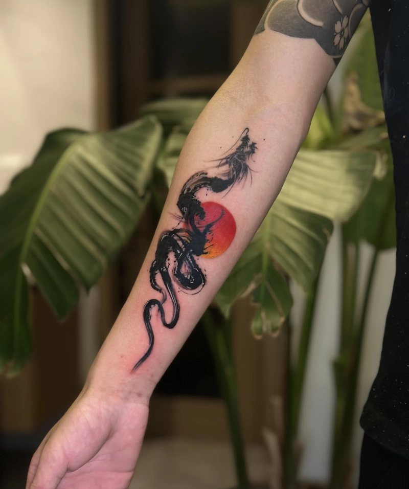 hình xăm long lân quy phụng biểu hiện cho lòng trung nghĩa