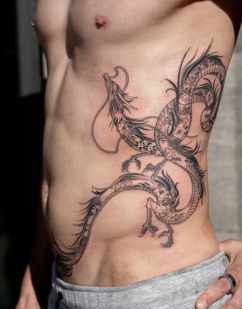 hình xăm long lân quy phụng mang đến sự bình yên và thịnh vượng