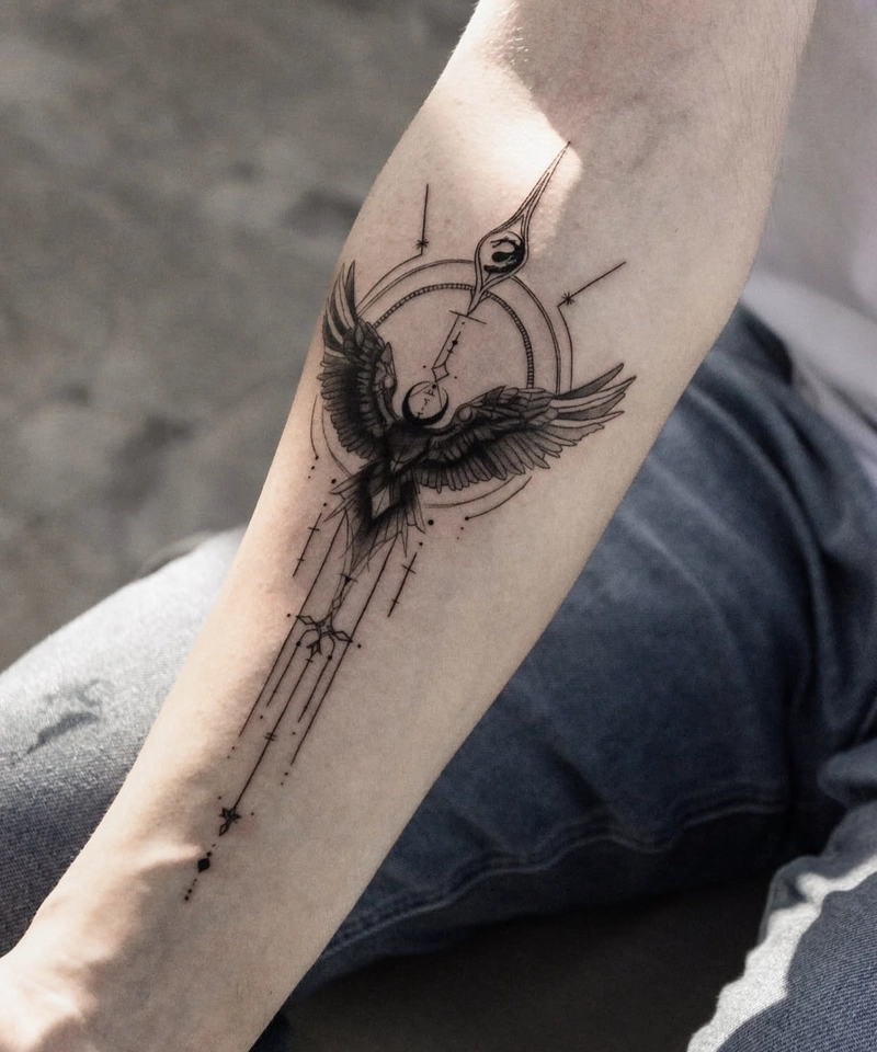 hình xăm long lân quy phụng mang ý nghĩa phú quý và cát tường