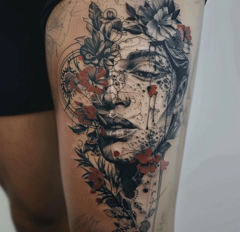 hình xăm mandala biểu trưng cho sự khởi đầu mới