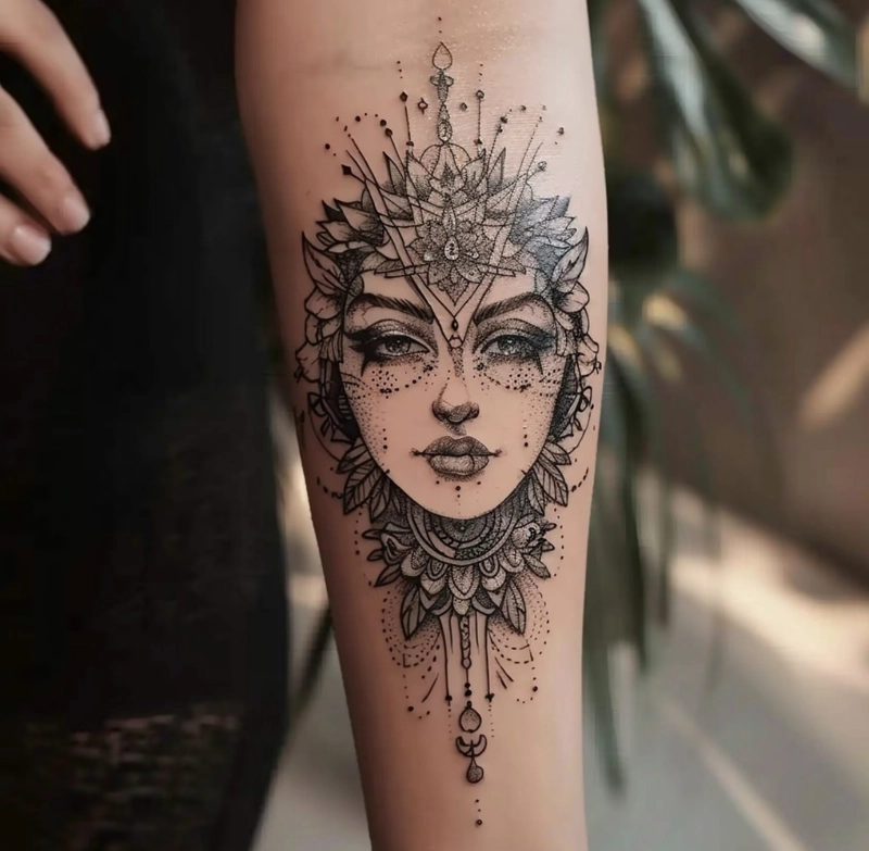 hình xăm mandala giúp tạo cảm giác kết nối với vũ trụ