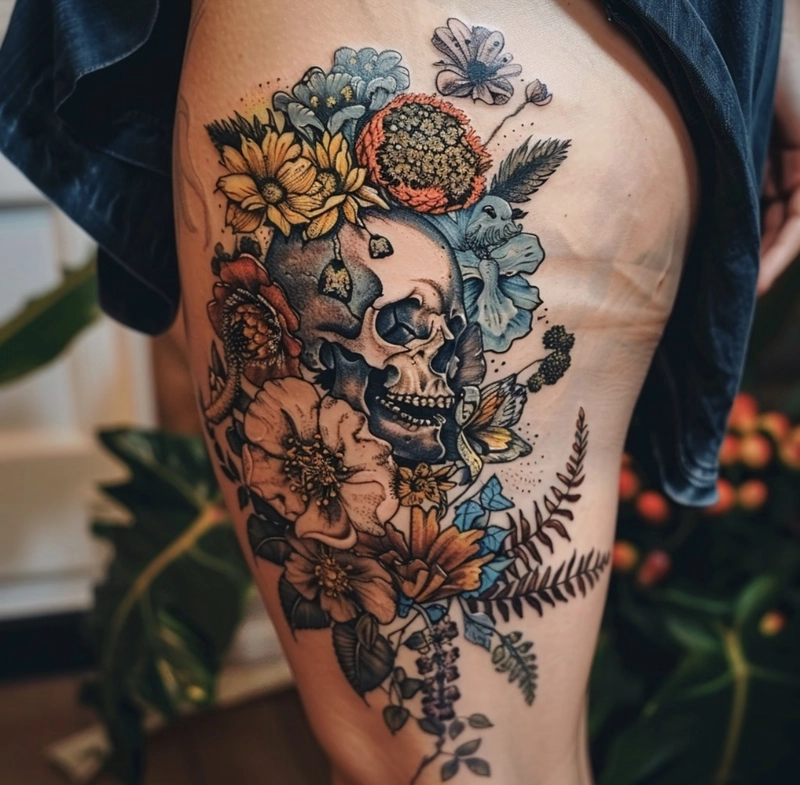 hình xăm mandala gợi cảm giác sâu lắng và bình yên