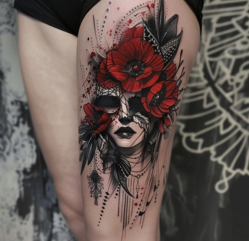 hình xăm mandala mang tinh thần thiền và giác ngộ