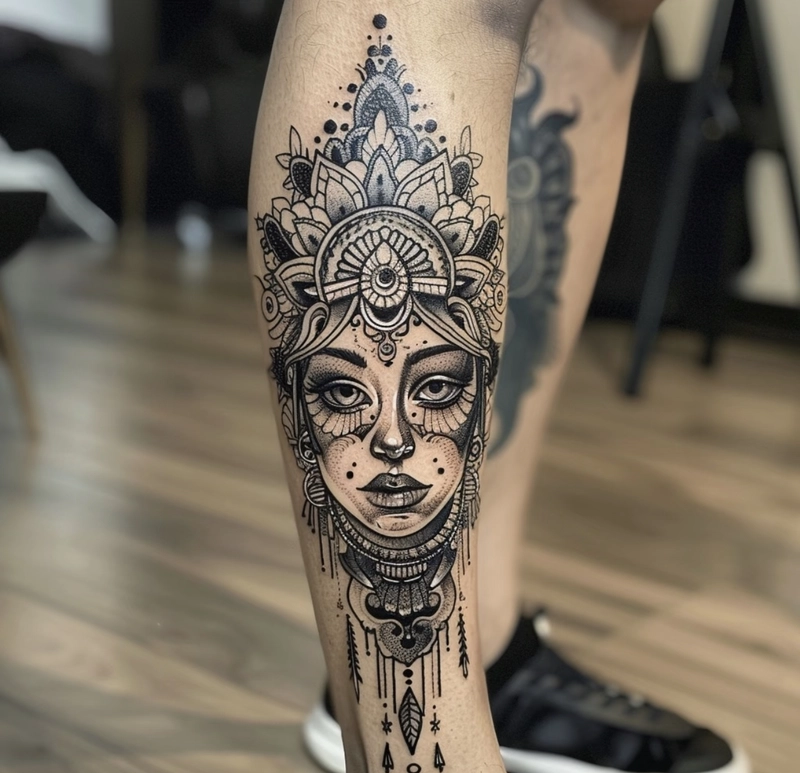 hình xăm mandala thể hiện vẻ đẹp của sự hoàn thiện