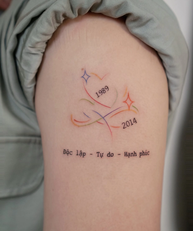 hình xăm ngày sinh ý nghĩa cho nữ