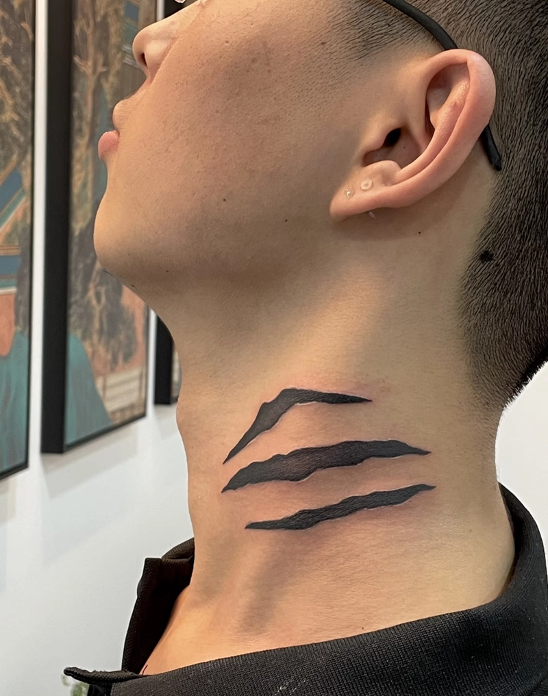 hình xăm nhỏ ở cổ hình xăm nhỏ ở cổ