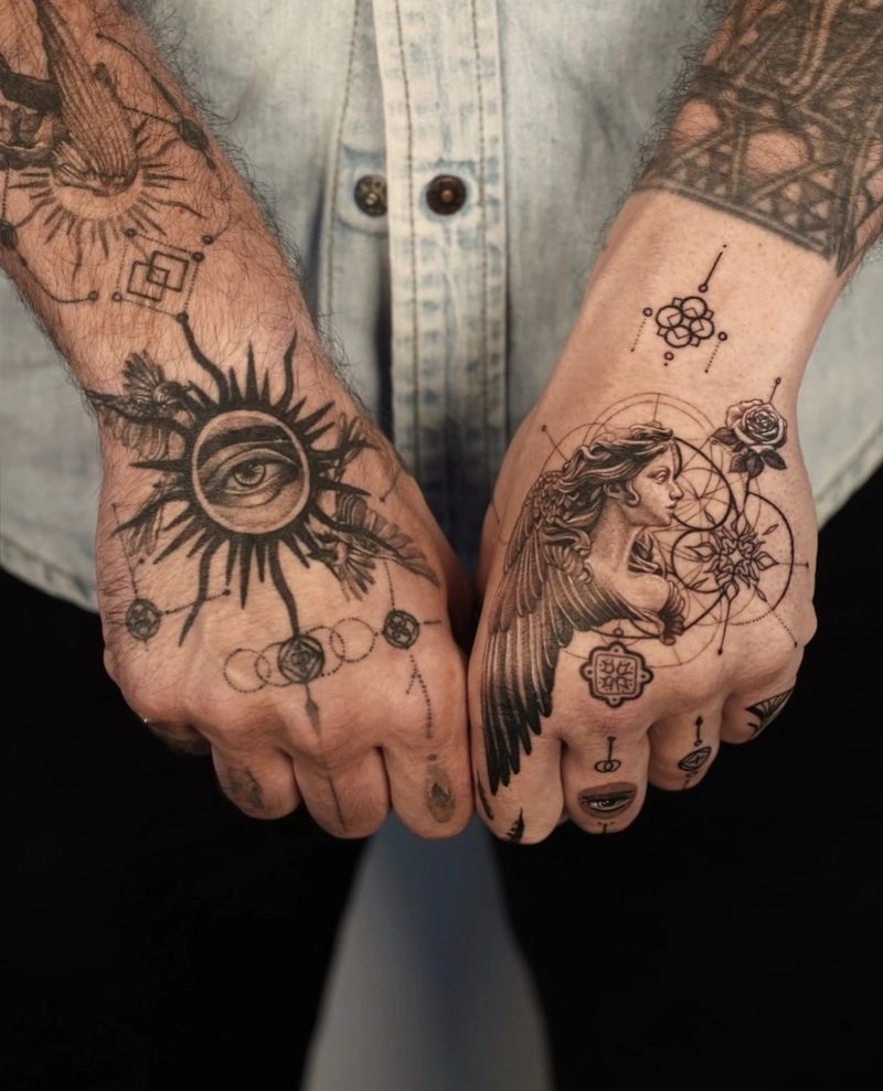 hình xăm ở 2 tay cho nam hình xăm ở 2 tay cho nam