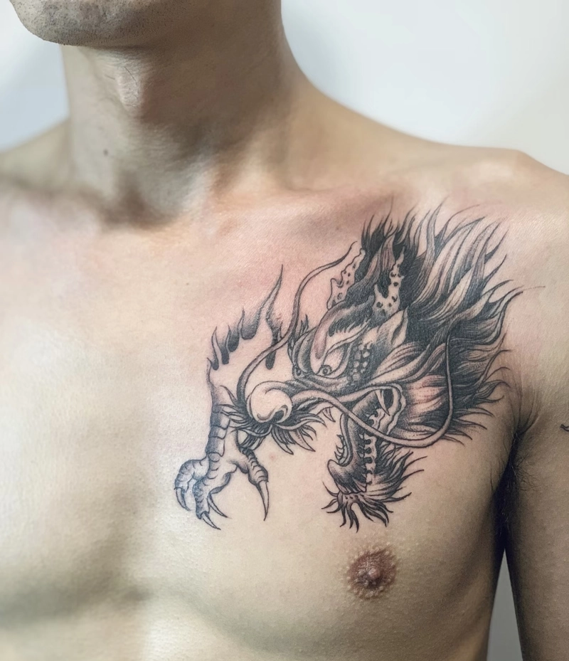 hình xăm tự do ở ngực hình xăm tự do ở ngực
