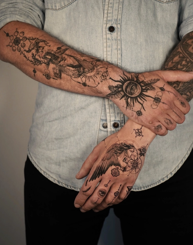 hình xăm ở tay cho nam kín tay hình xăm ở tay cho nam kín tay