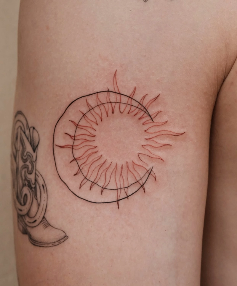 hình xăm phong thuỷ đơn giản cho nam