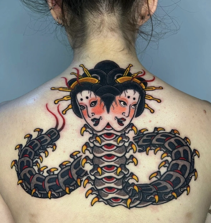 hình xăm phong thủy mang vẻ đẹp huyền bí và sâu lắng