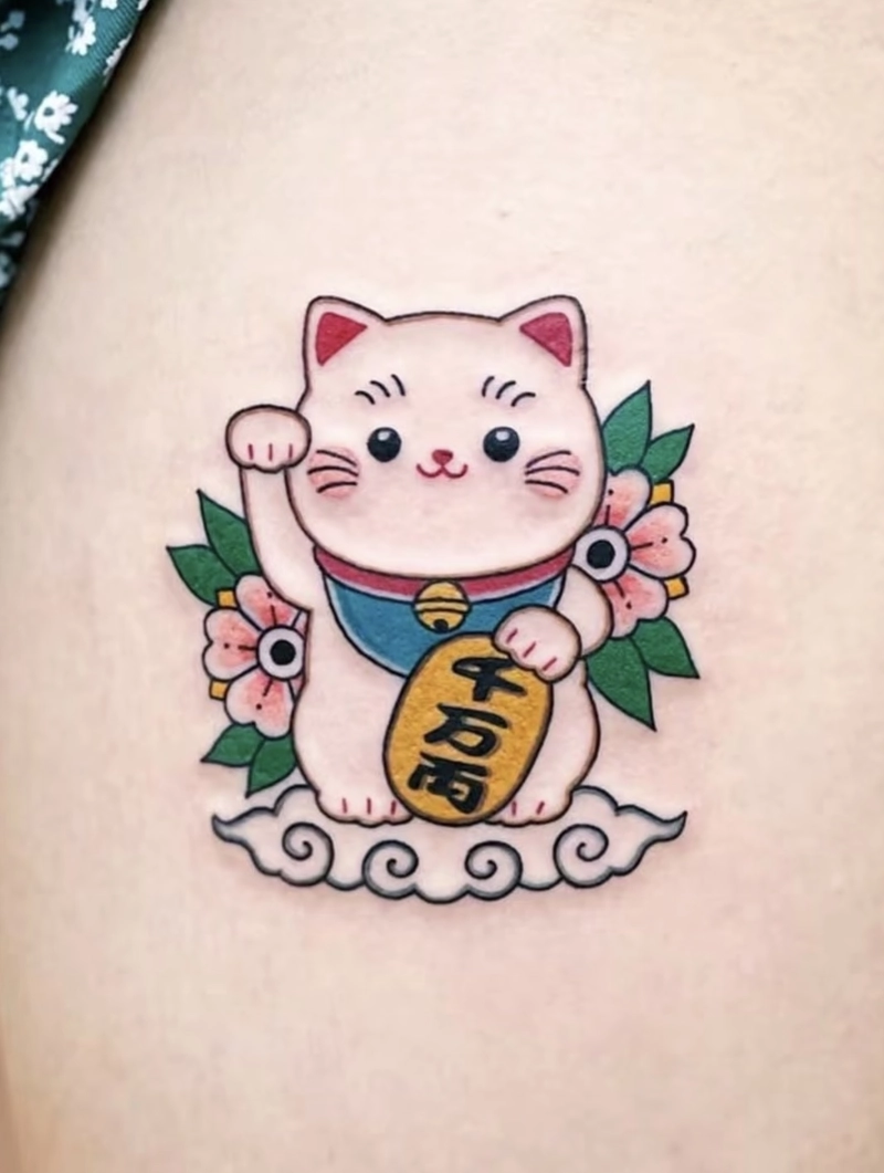 hình xăm phong thuỷ may mắn mang tài vận