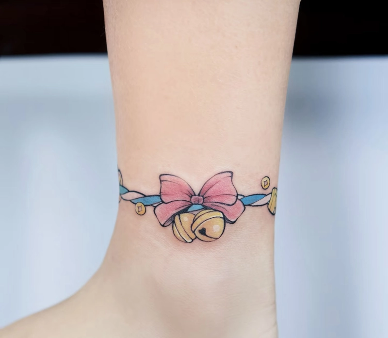 hình xăm phong thuỷ may mắn mềm mại uyển chuyển