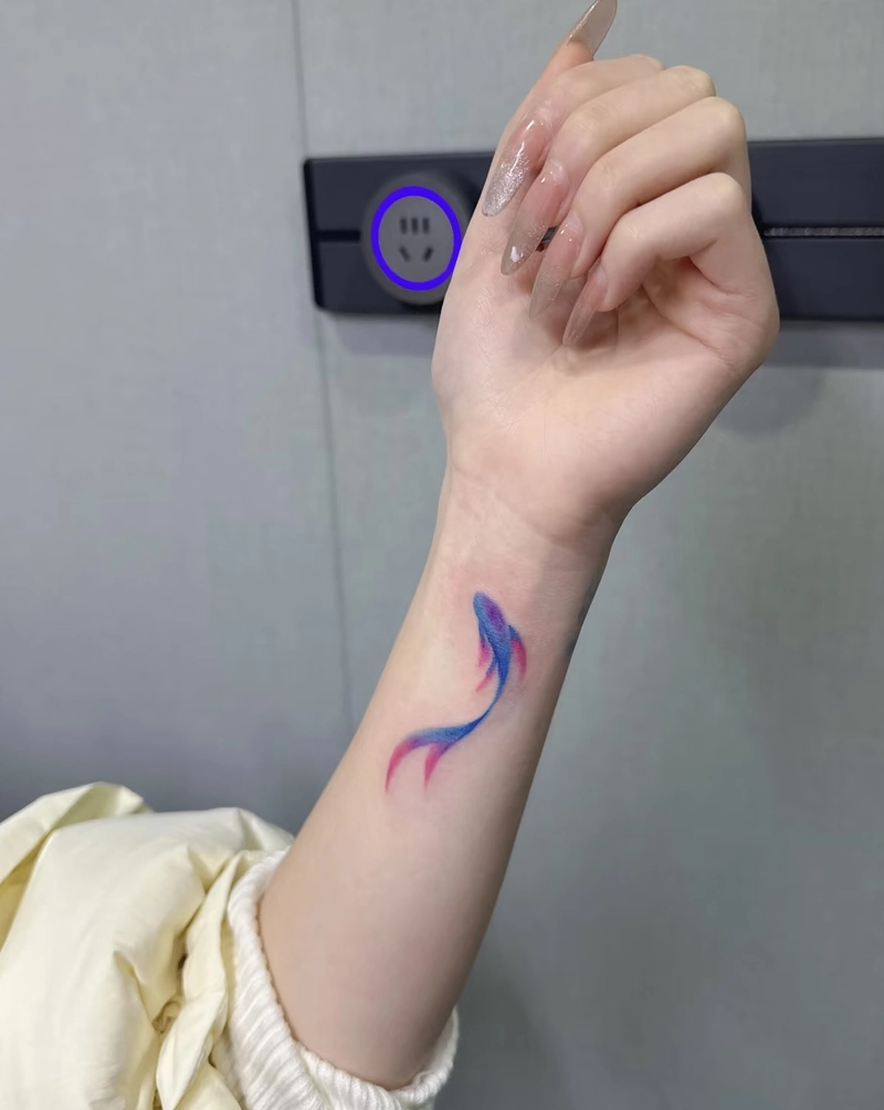 hình xăm phong thuỷ may mắn mềm mại