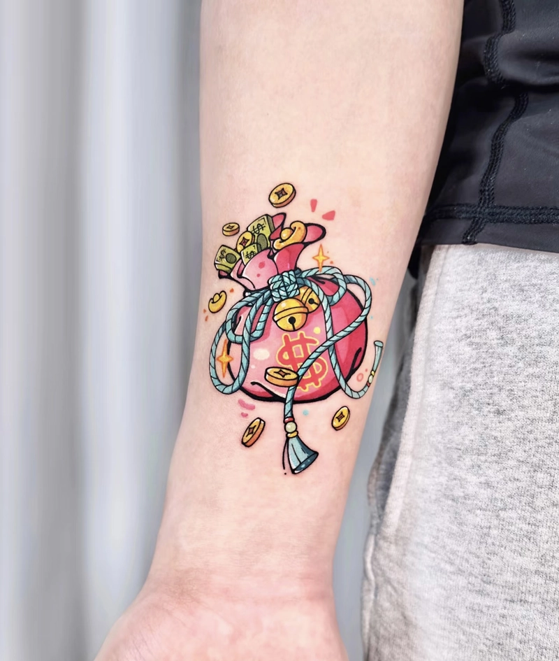 hình xăm phong thuỷ may mắn nhẹ nhàng tự nhiên