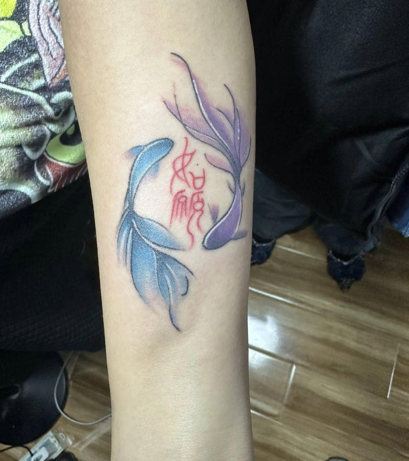 hình xăm phong thuỷ may mắn nhẹ nhàng