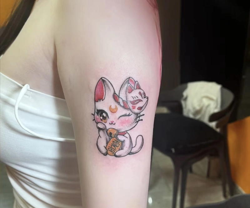 hình xăm phong thuỷ may mắn thanh nhã và yên bình