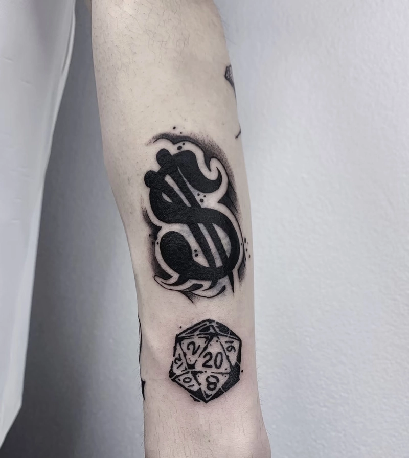 hình xăm phong thuỷ may mắn tinh tế và sang trọng