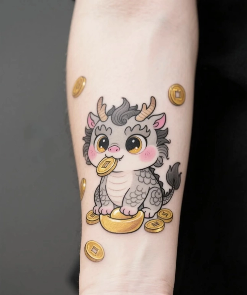 hình xăm phong thuỷ may mắn toát lên năng lượng tốt