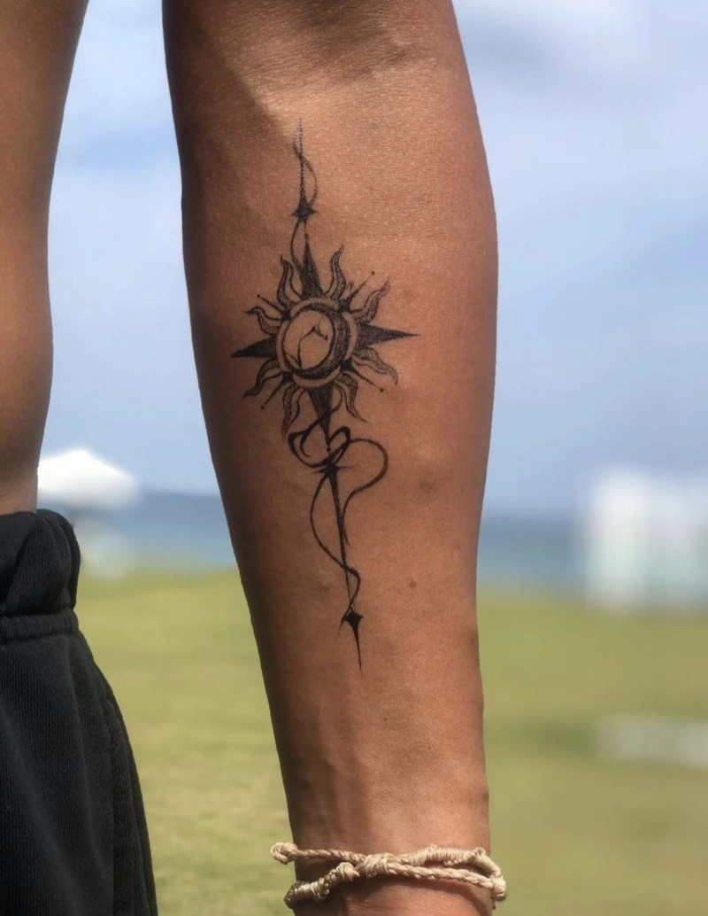 hình xăm phong thuỷ mini cho nam