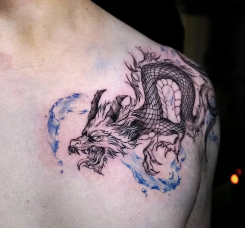 hình xăm phong thuỷ trừ tà đầy quyền năng