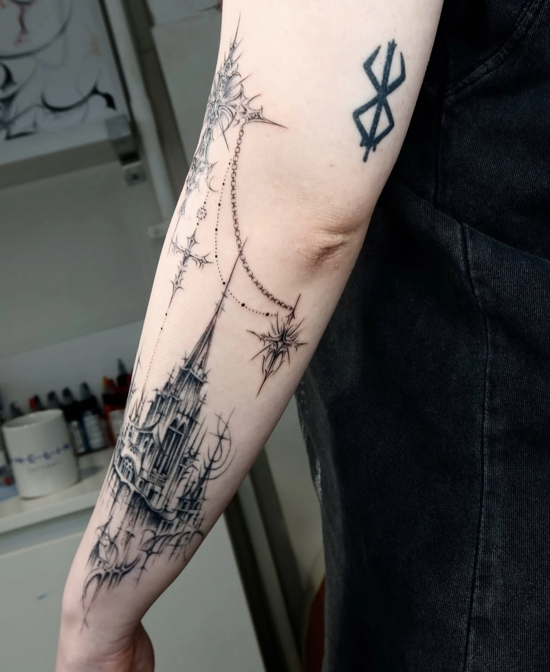 hình xăm phong thuỷ trừ tà mang sức mạnh tâm linh