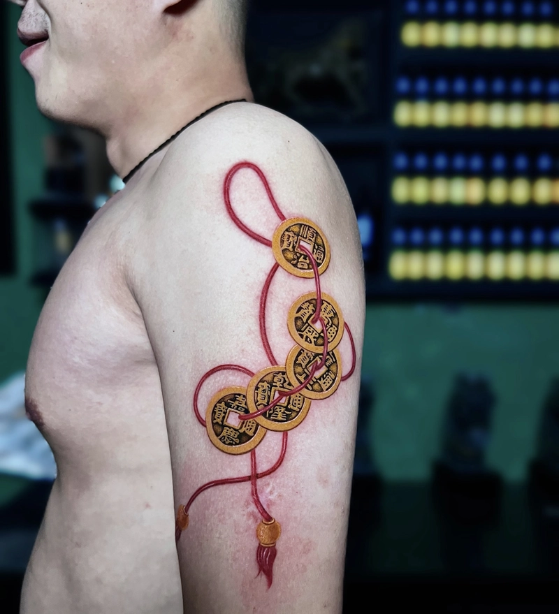 hình xăm phong thuỷ trừ tà mạnh mẽ và bí ẩn