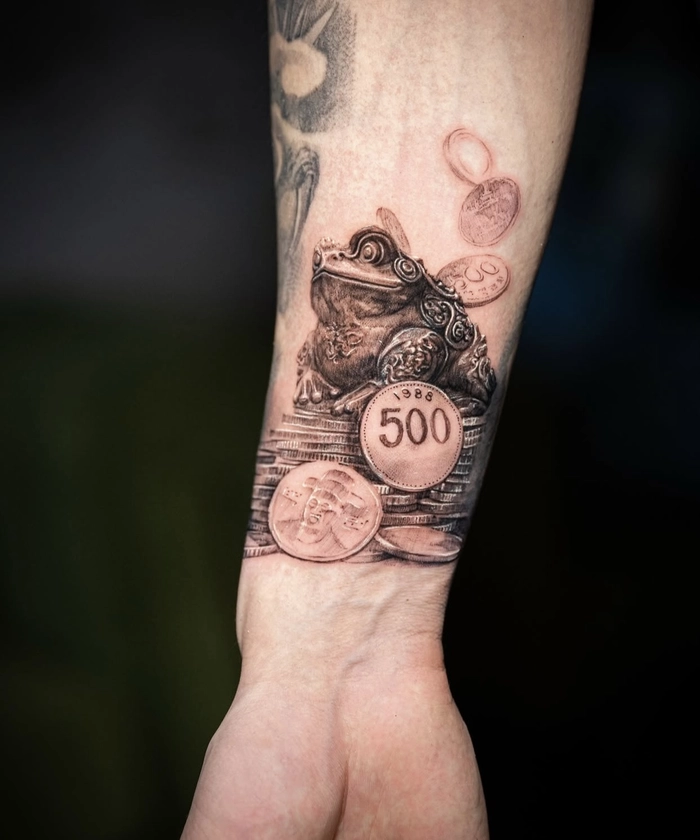 hình xăm phong thủy tượng trưng cho sự bảo vệ và may mắn