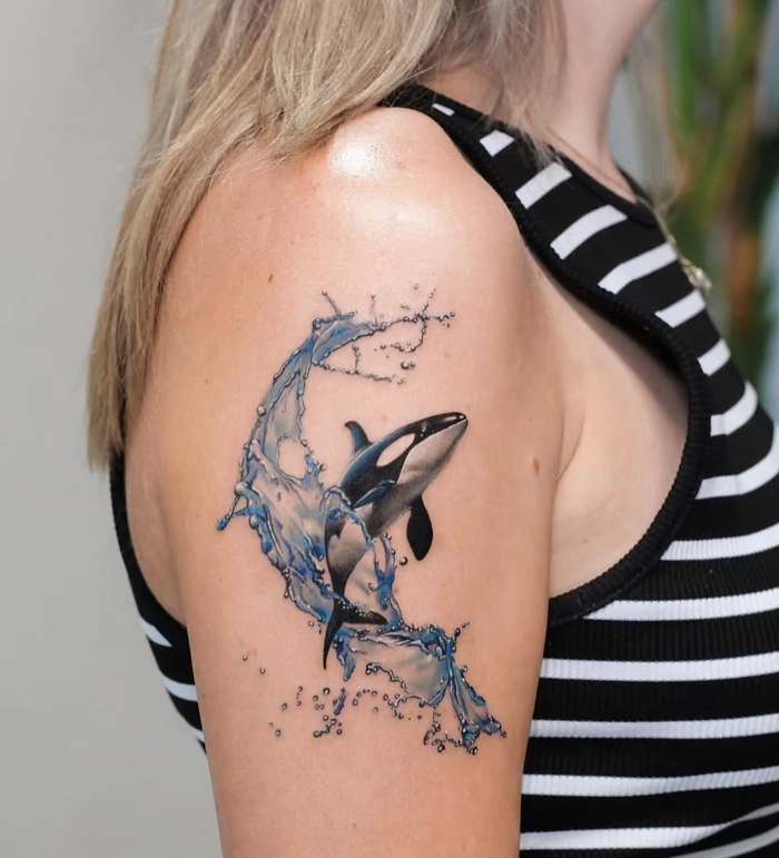 hình xăm phong thủy tượng trưng cho sức mạnh nội tâm và ý chí