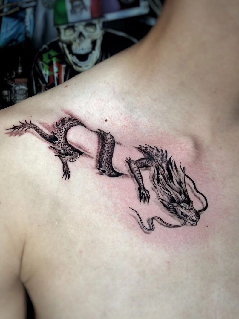 hình xăm rồng đẹp