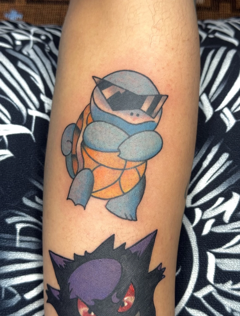 hình xăm rùa phong thủy giúp hóa giải năng lượng xấu