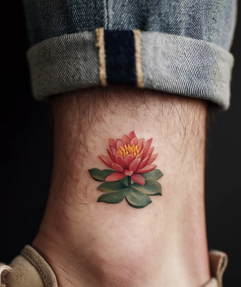 hình xăm sen phong thủy mang lại bình an và hạnh phúc