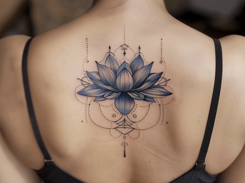 hình xăm sen phong thủy mang năng lượng tích cực