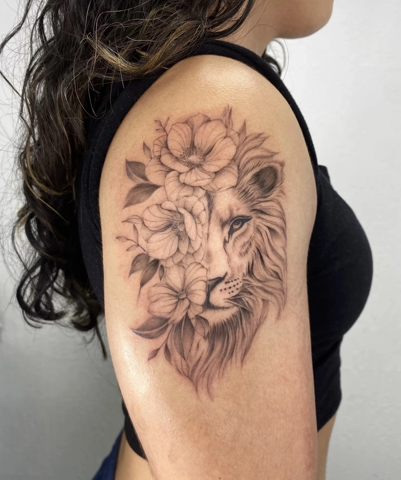 hình xăm sư tử phong thủy giúp hóa giải năng lượng tiêu cực