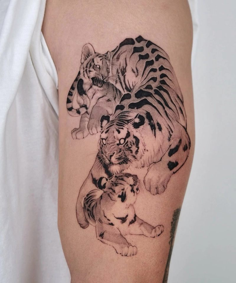 hình xăm sư tử phong thủy giúp nâng cao vị thế cá nhân