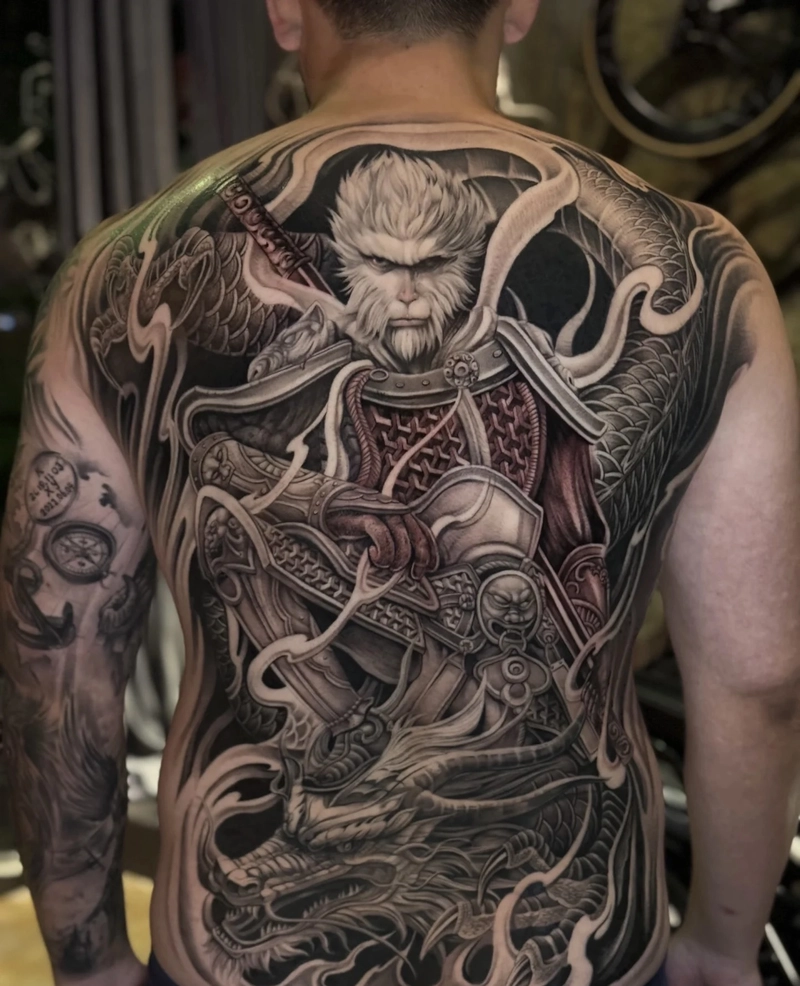 hình xăm tôn ngộ không hình xăm tôn ngộ không