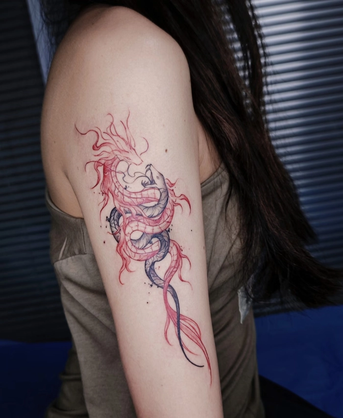 mẫu hình xăm phong thủy đẹp giúp giữ cân bằng năng lượng cơ thể