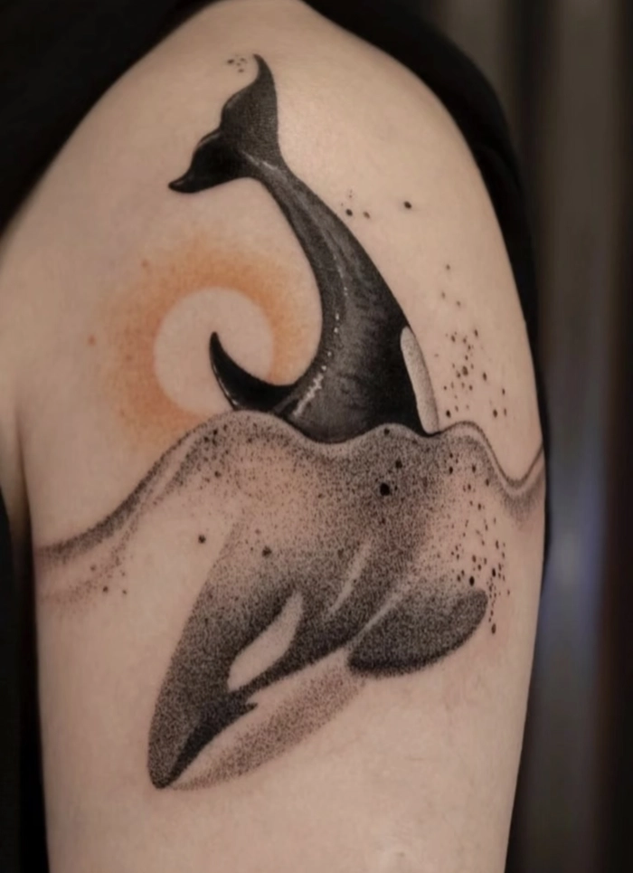 mẫu hình xăm phong thủy đẹp thể hiện khát vọng và ý chí vươn lên