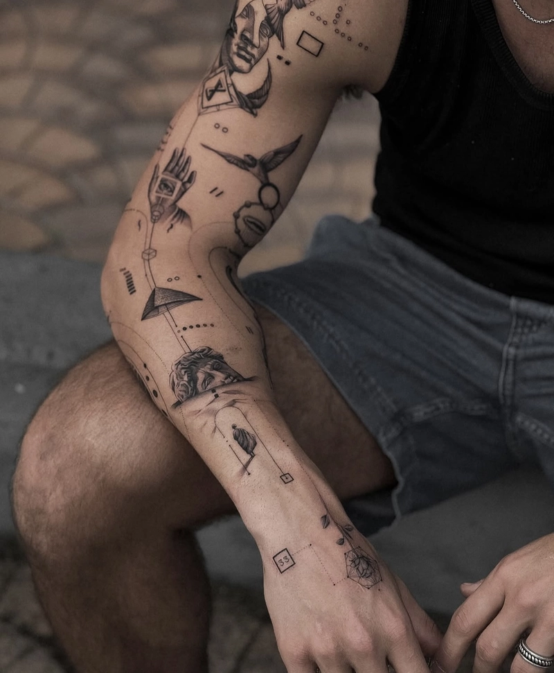 mẫu xăm hình cho nam đẹp