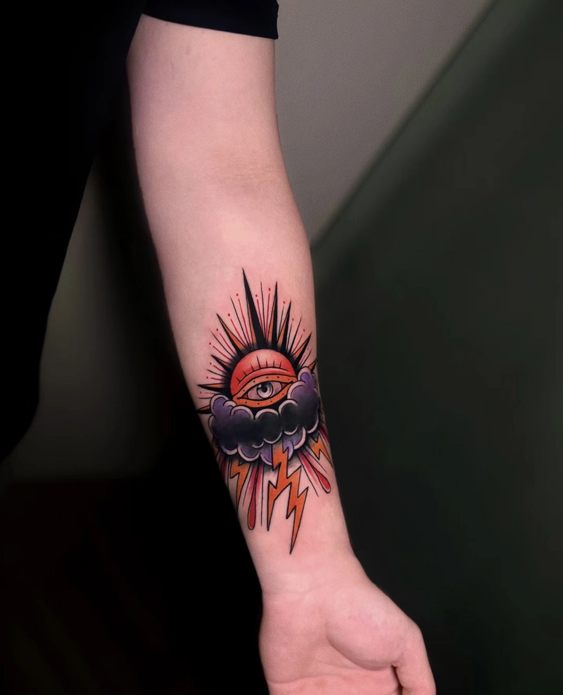 mẫu xăm hình ngầu cho nam ở tay